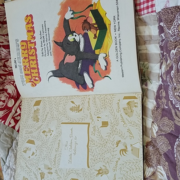 Tom and Jerry's Merry Christmas Book - A Little Golden Book - Picture 2 of 4
